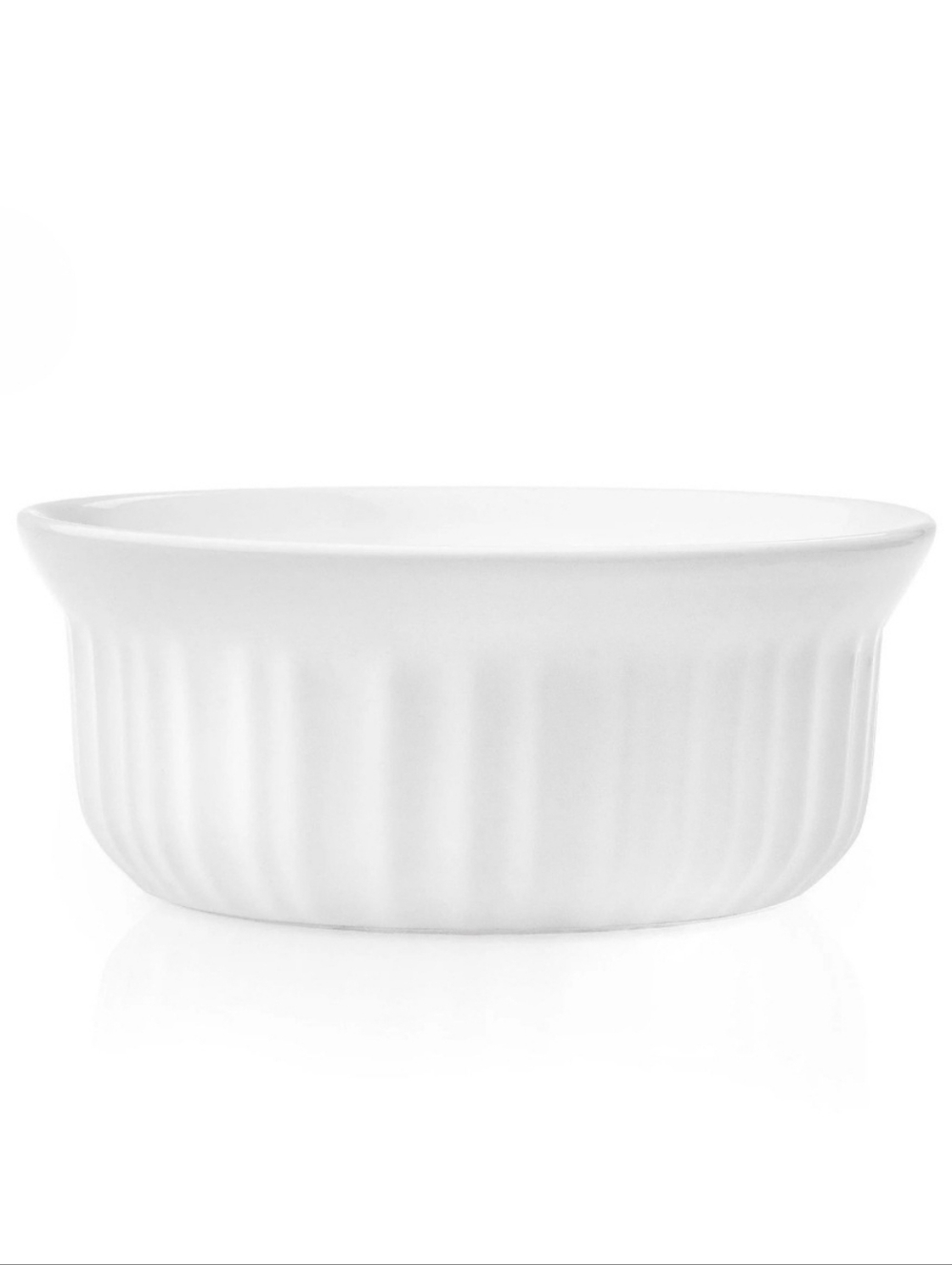 2 PIECE Corningware French White 16oz Round Bakeware Dish SET